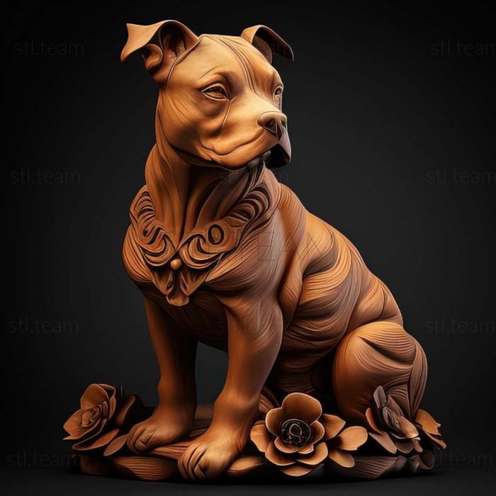 American Staffordshire Terrier dog